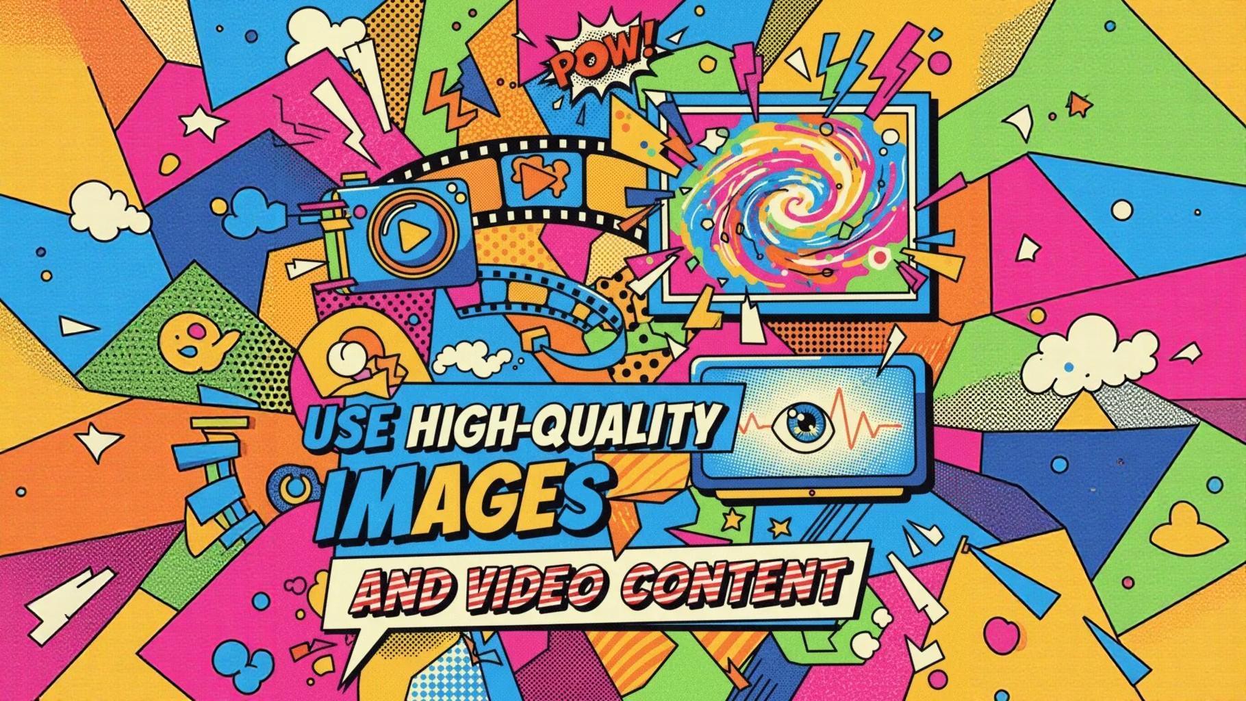 High-quality images and video content