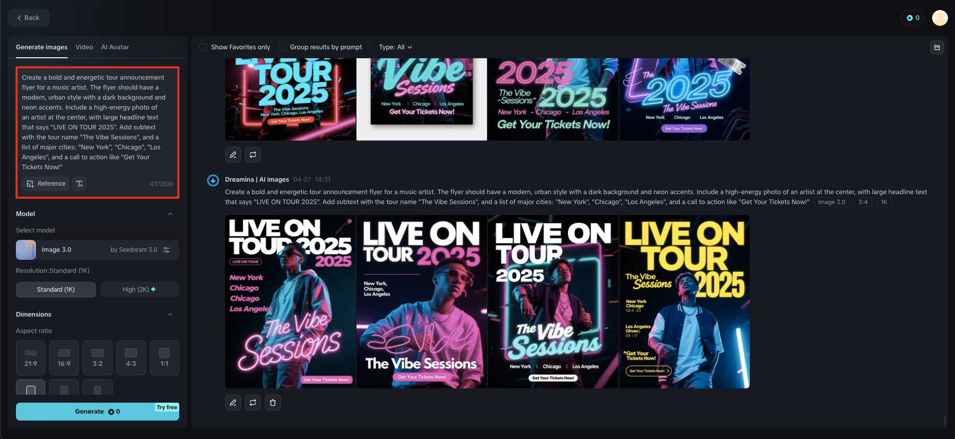 music band flyer