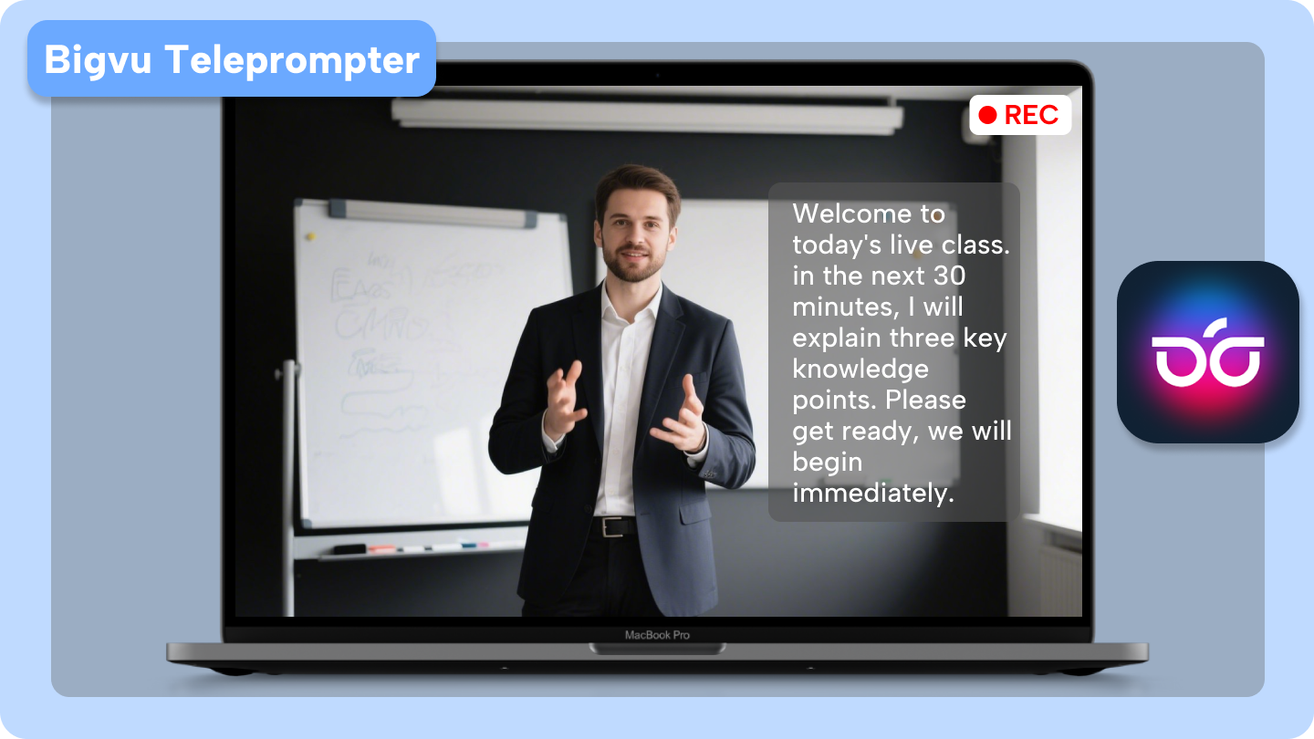 bigvu teleprompter