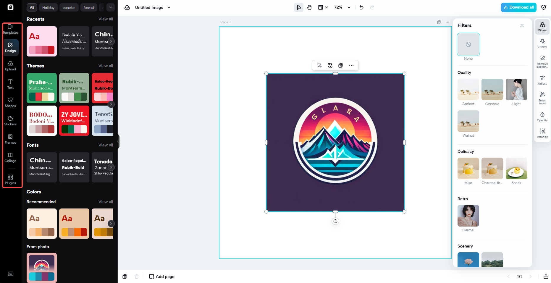 Unlimited editing tools for customization