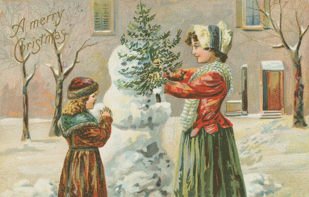 A humorous Christmas list with funny illustrations