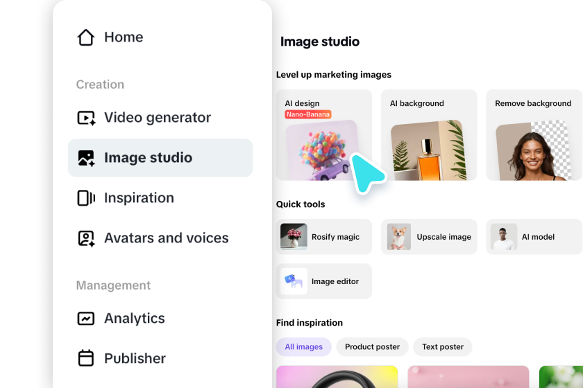 Opening AI design tool