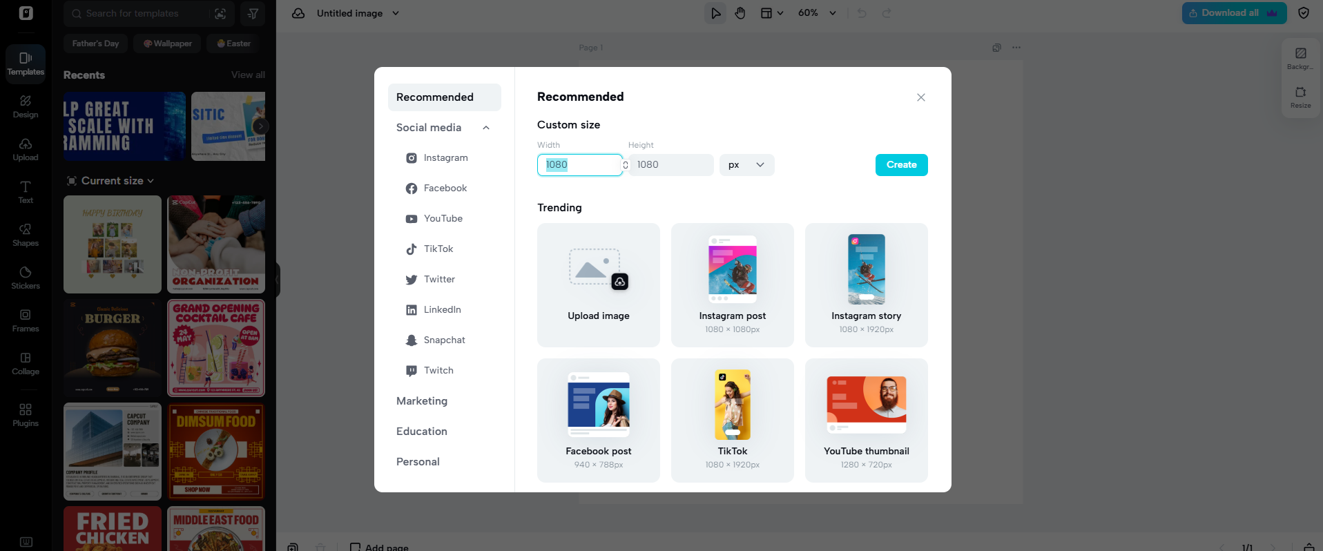 Online image editor