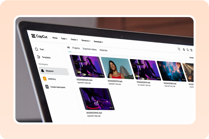 Manage data easily with CapCut's free cloud storage