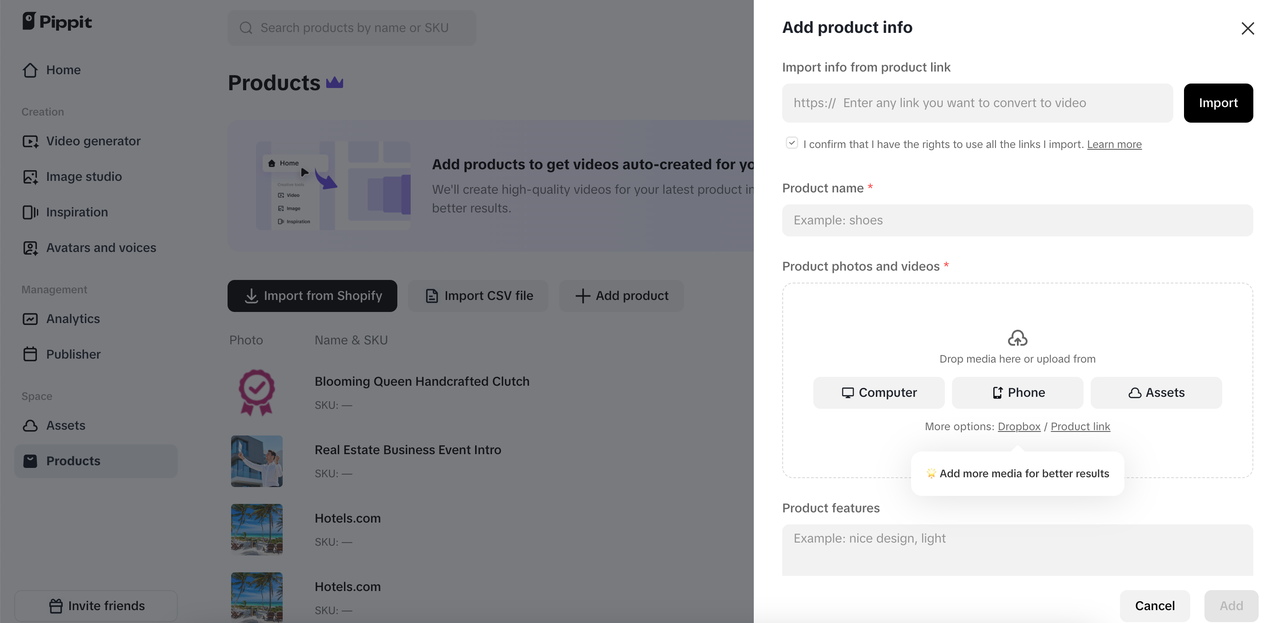 Connection to Amazon platform