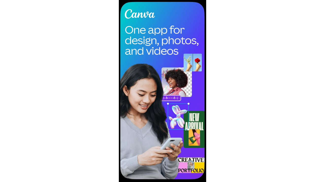 Editor de fotos com IA Canva para Android