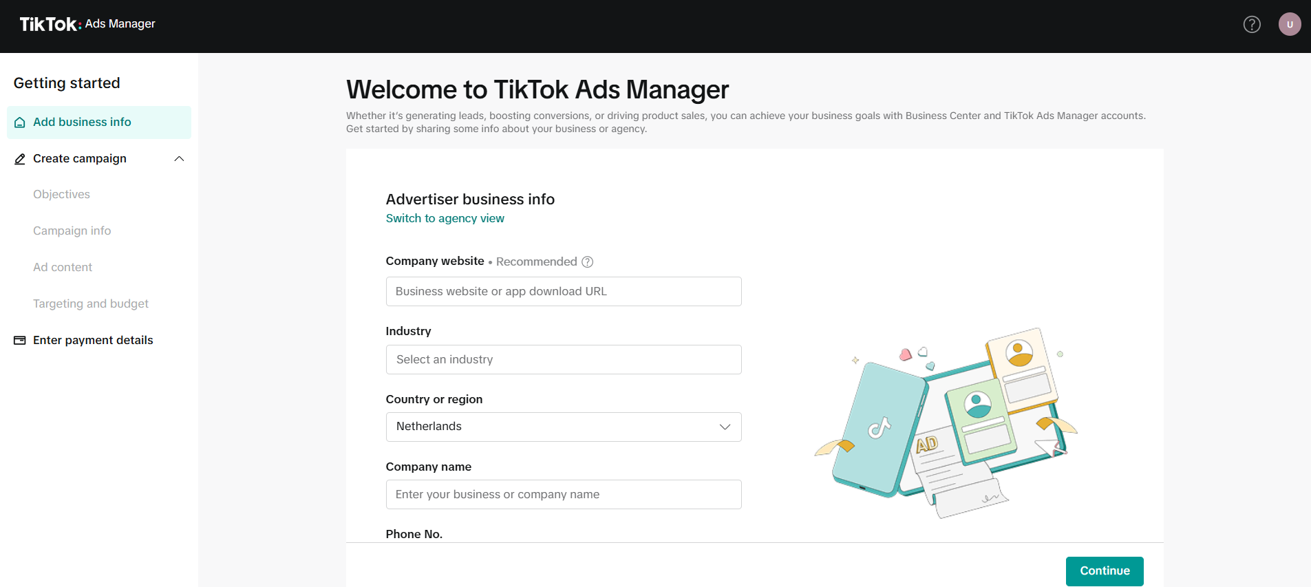Acesse o Ads Manager