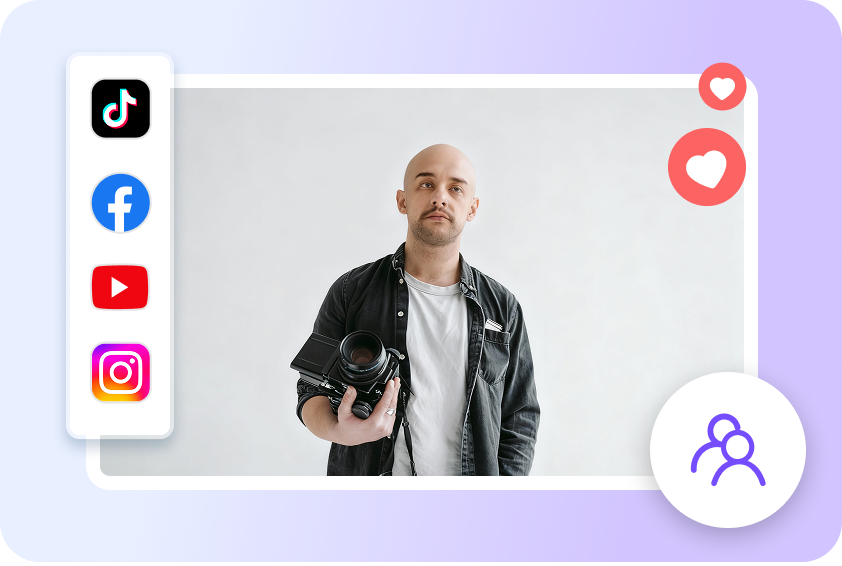 Entertain social media with funny bald filters