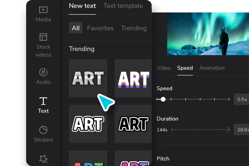 The video editing features in CapCut