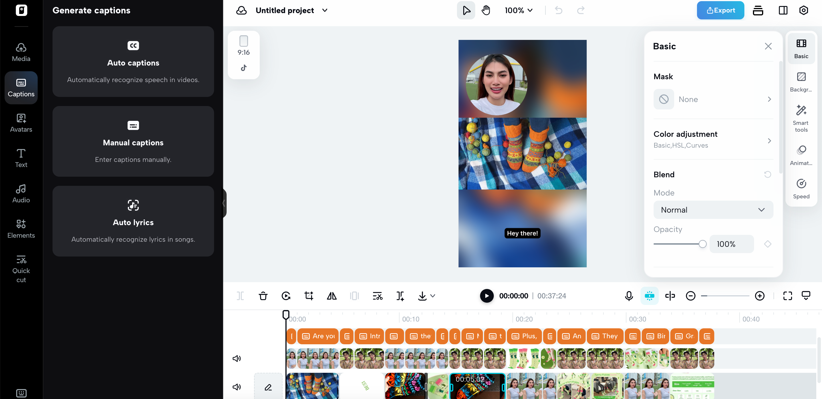 AI-powered editing tools