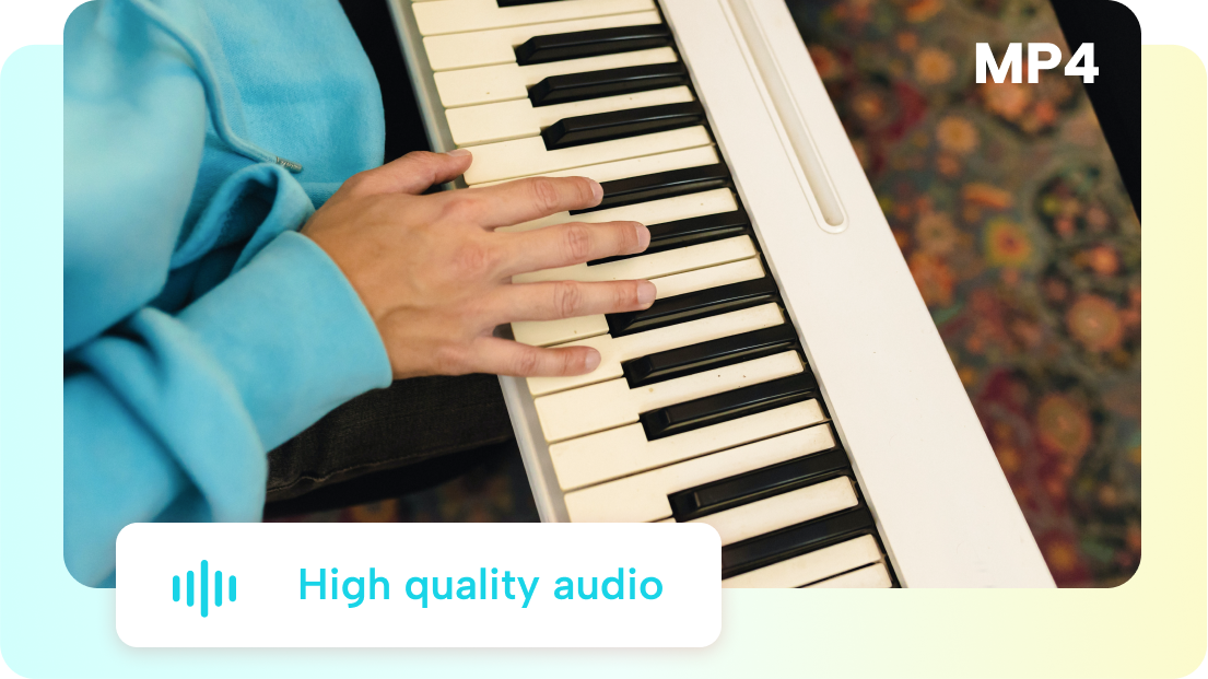 Create high-quality audio without losing sound clarity