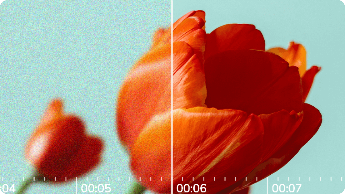 Wiederherstellung von Details mit AI Video Upscaler