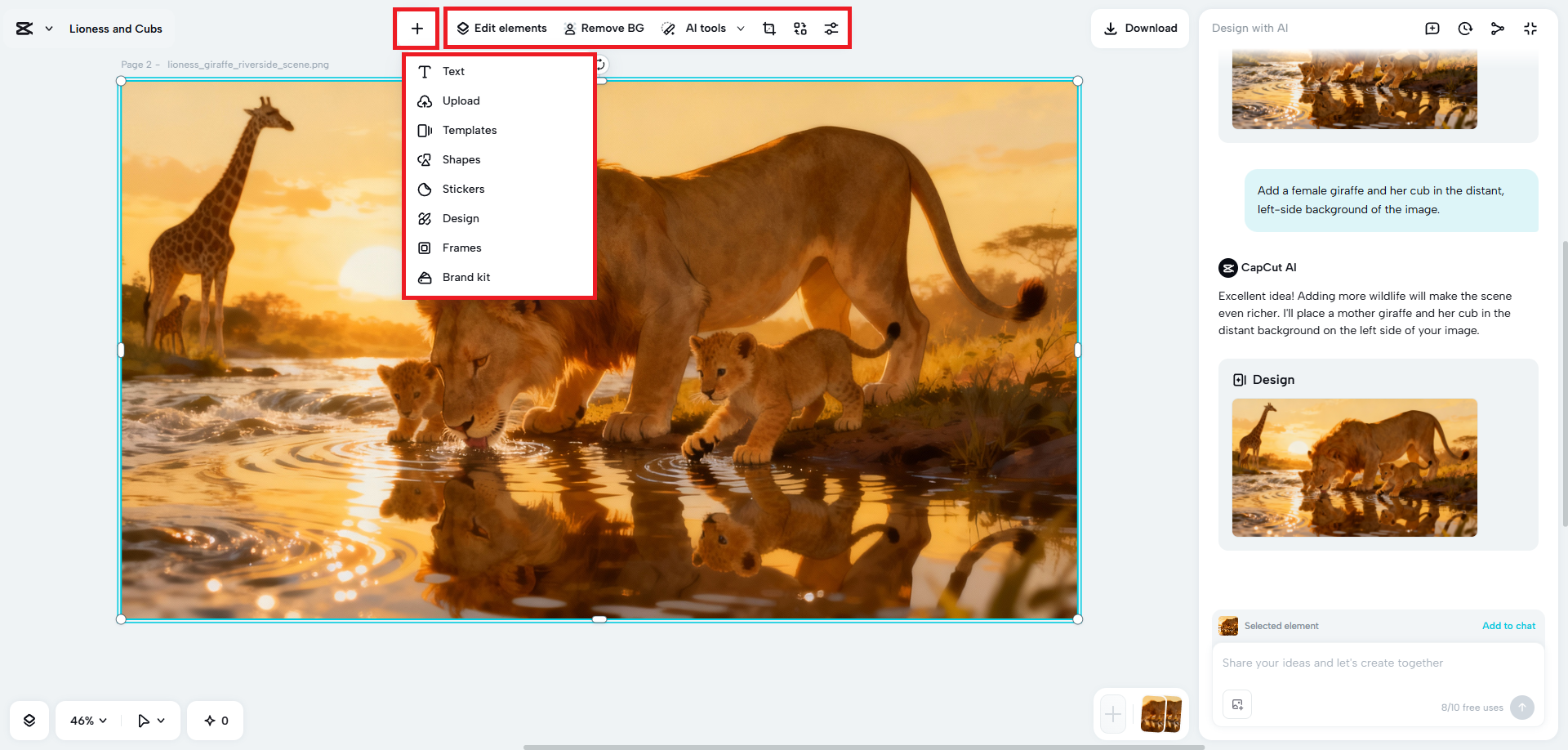 Edit your image manually