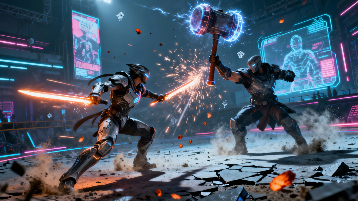 3D visuals of video games