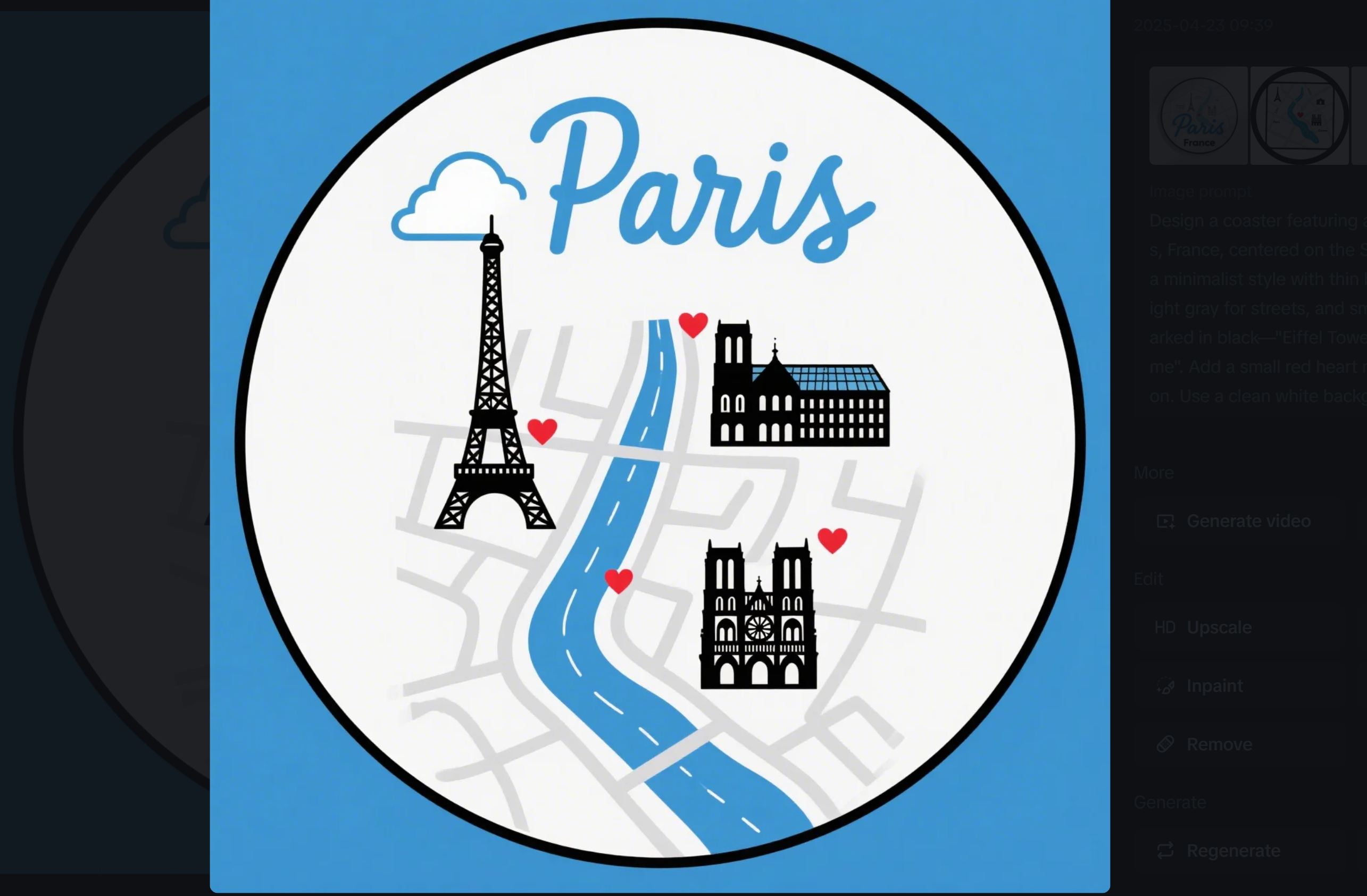 Map location coasters