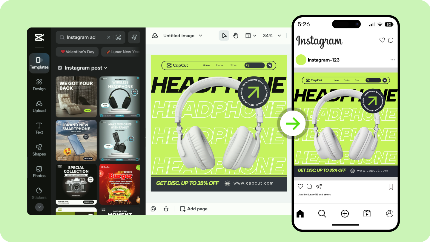 instagram ad samples