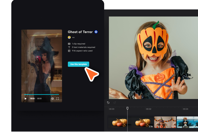 ハロウィンのビデオや歌をカスタマイズしましょう 