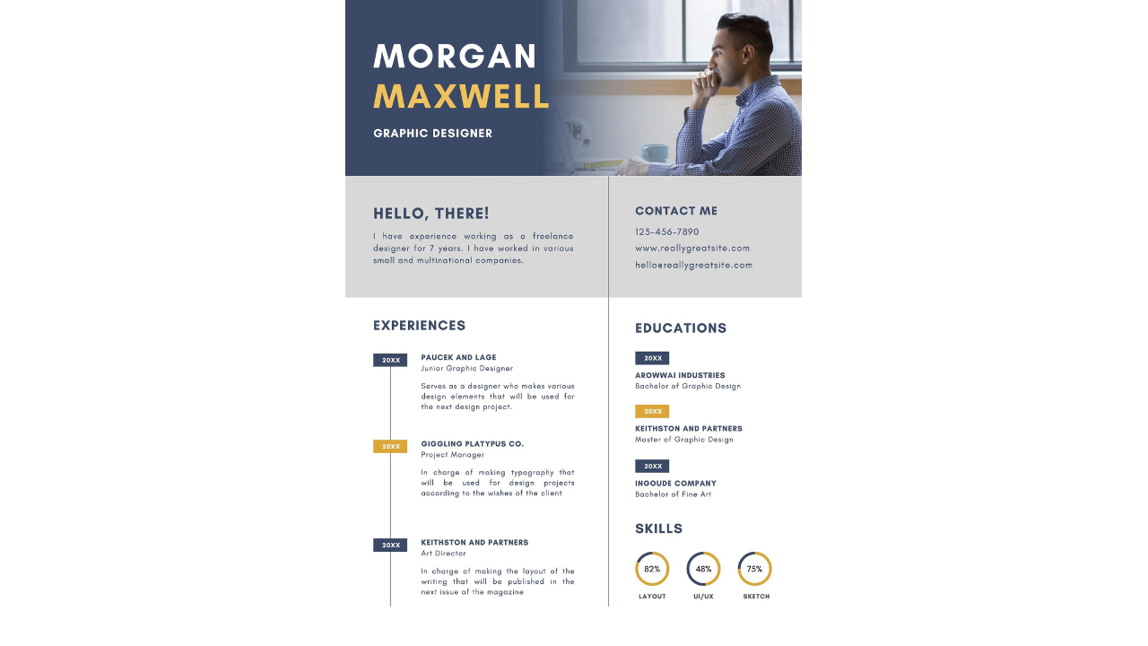 CV infographique