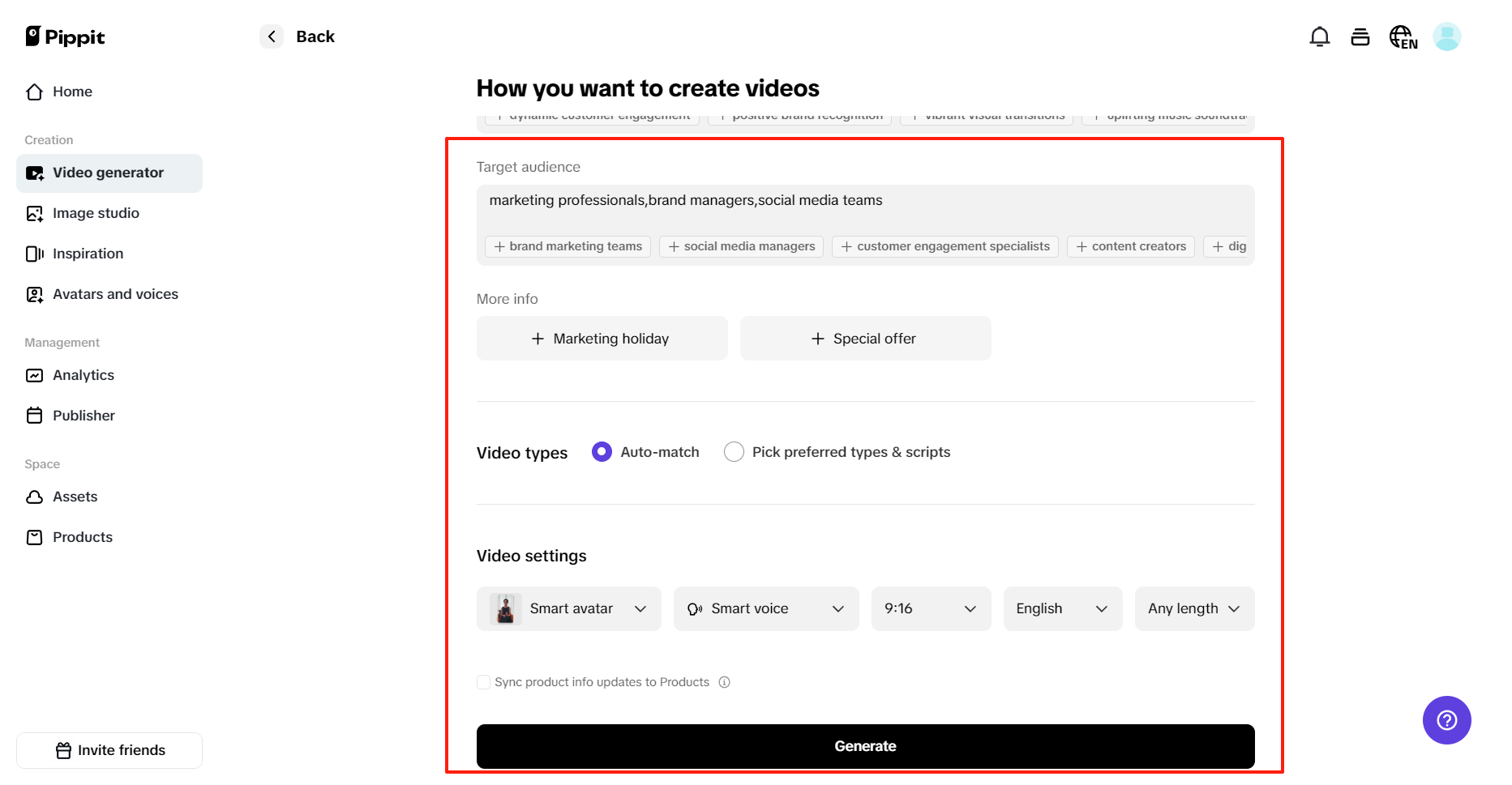 Fine-tune video details