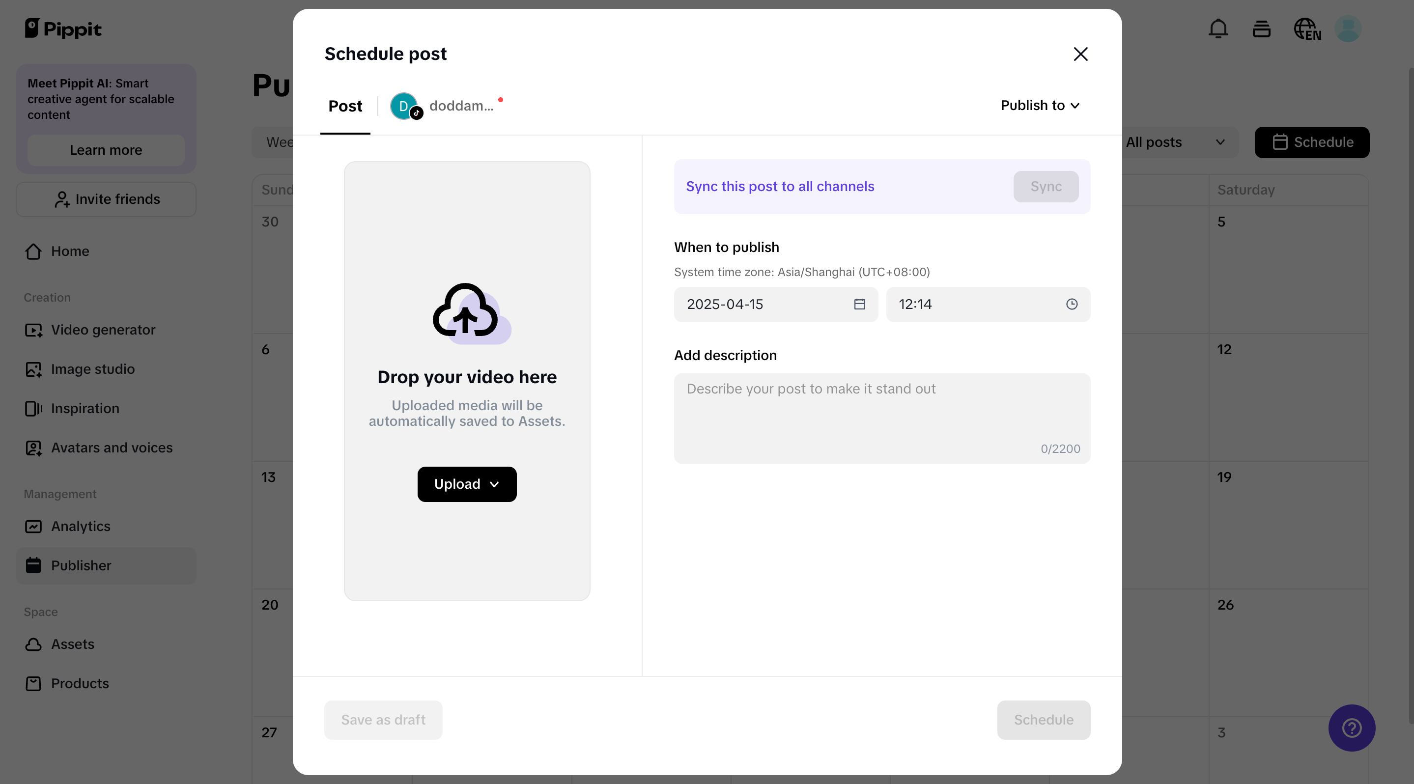 Publishing tool