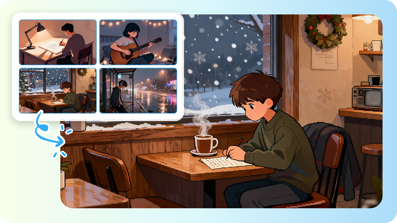Découvrez des styles esthétiques lofi chaleureux et variés.