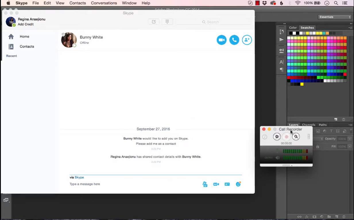 Skytpe - software di registrazione gratuito per podcast