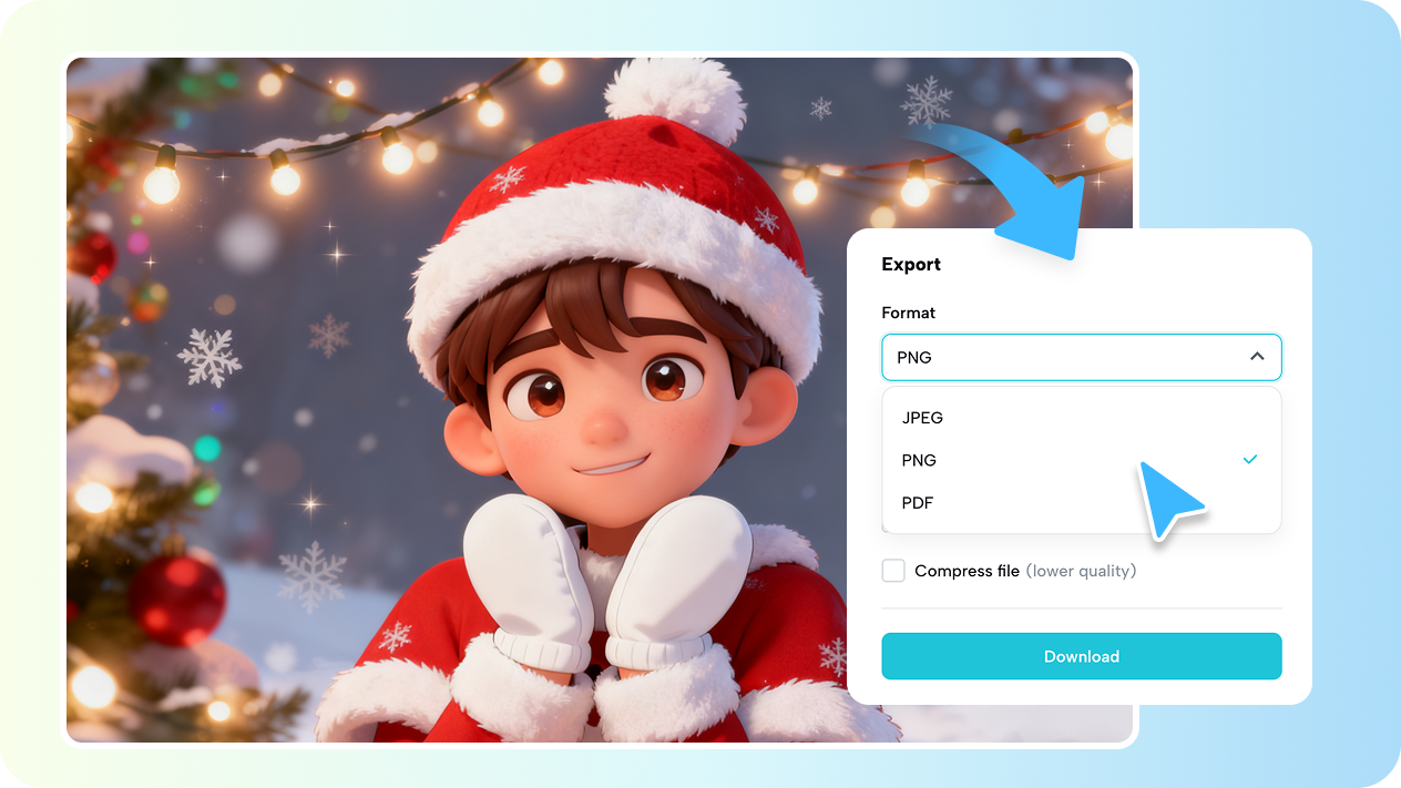 Share avatar on social media