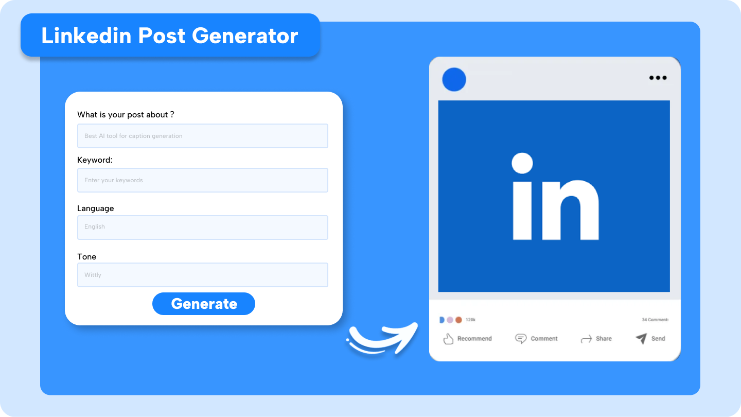 מחולל פוסטים ל-LinkedIn