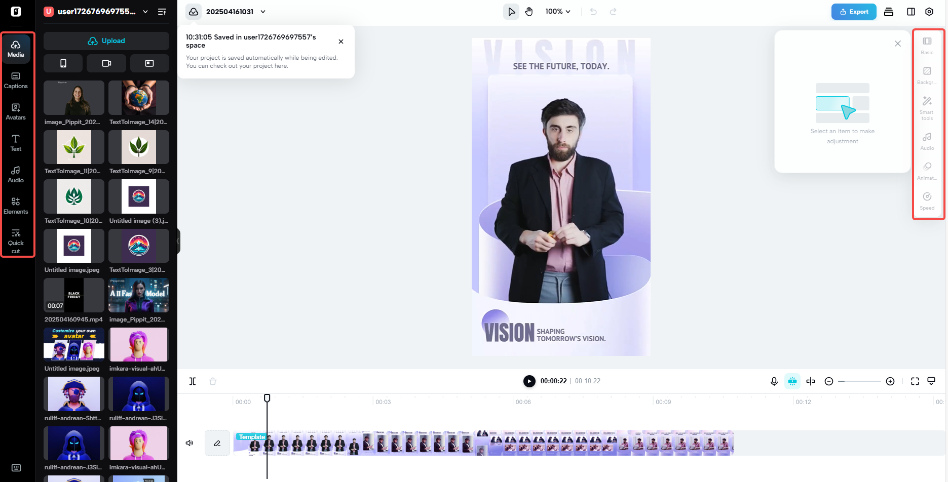 Create great side gig job videos in clicks