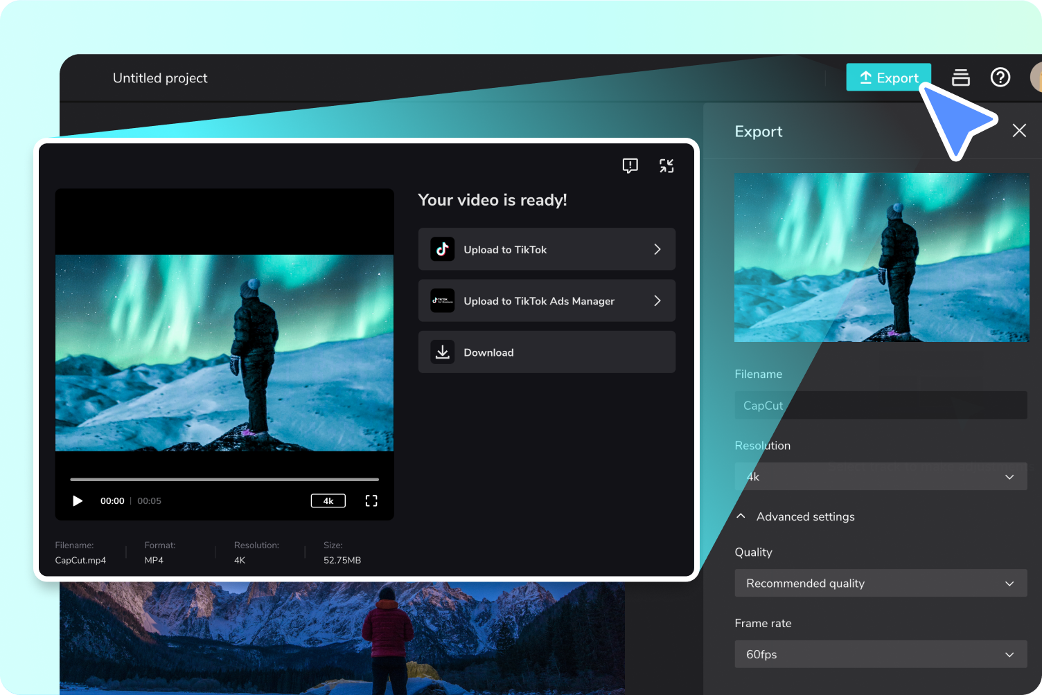 Change video resolution