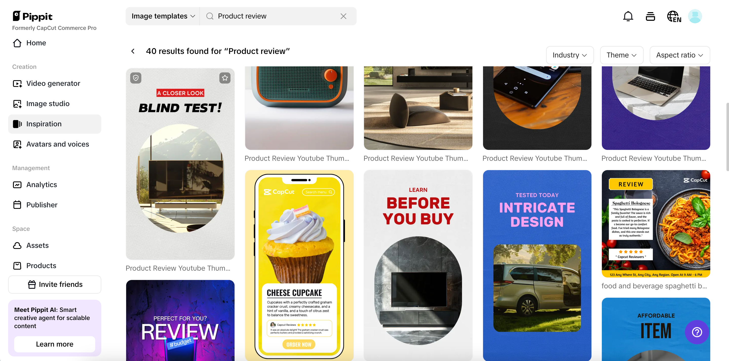Customizable templates