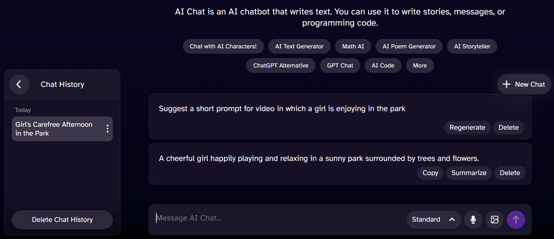 Create a prompt