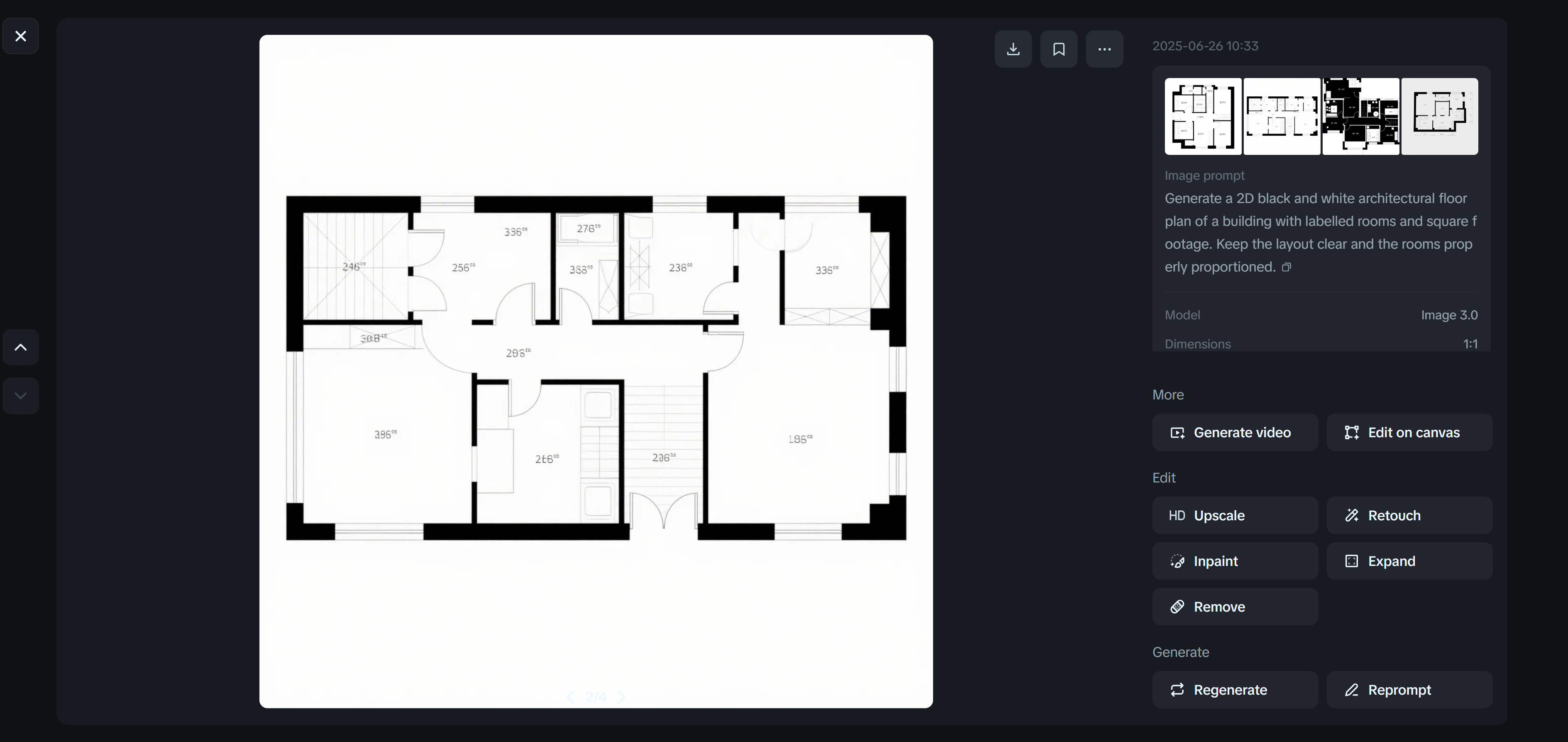 Dreamina: Plattegrondgenerator gratis