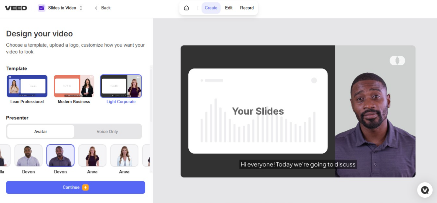 VEED - how to turn a PowerPoint into a video