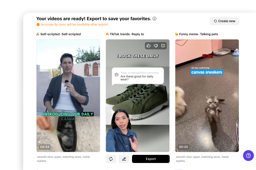 Generate and edit your video