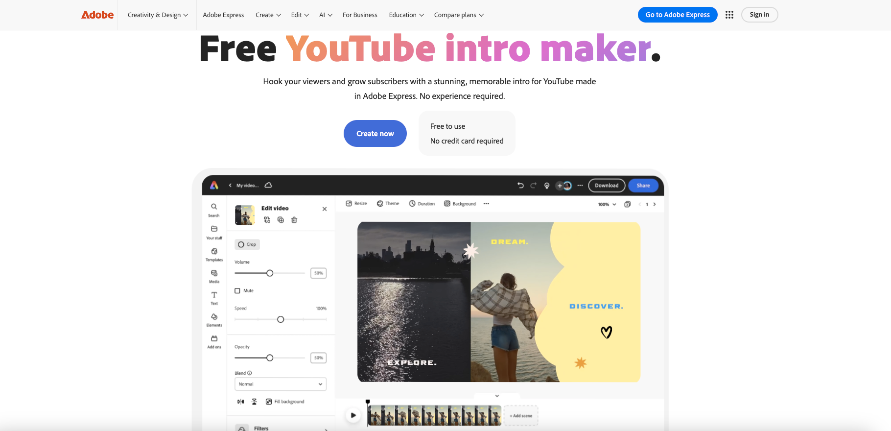 cara membuat intro ke video YouTube