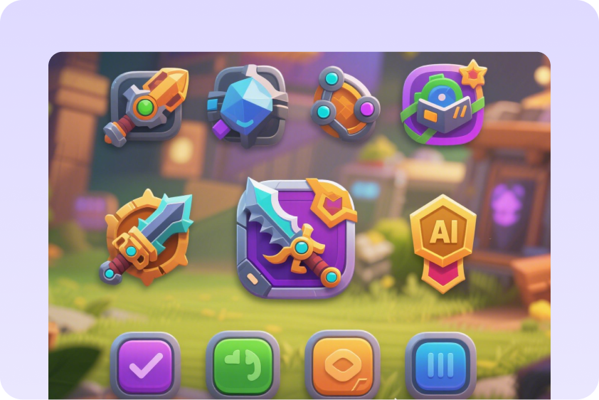 Generatore di icone AI per gioco