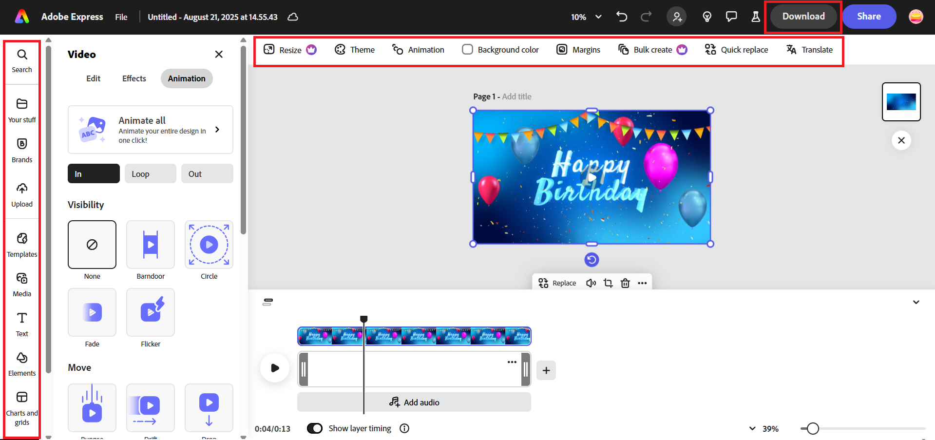 Edit and customize your template