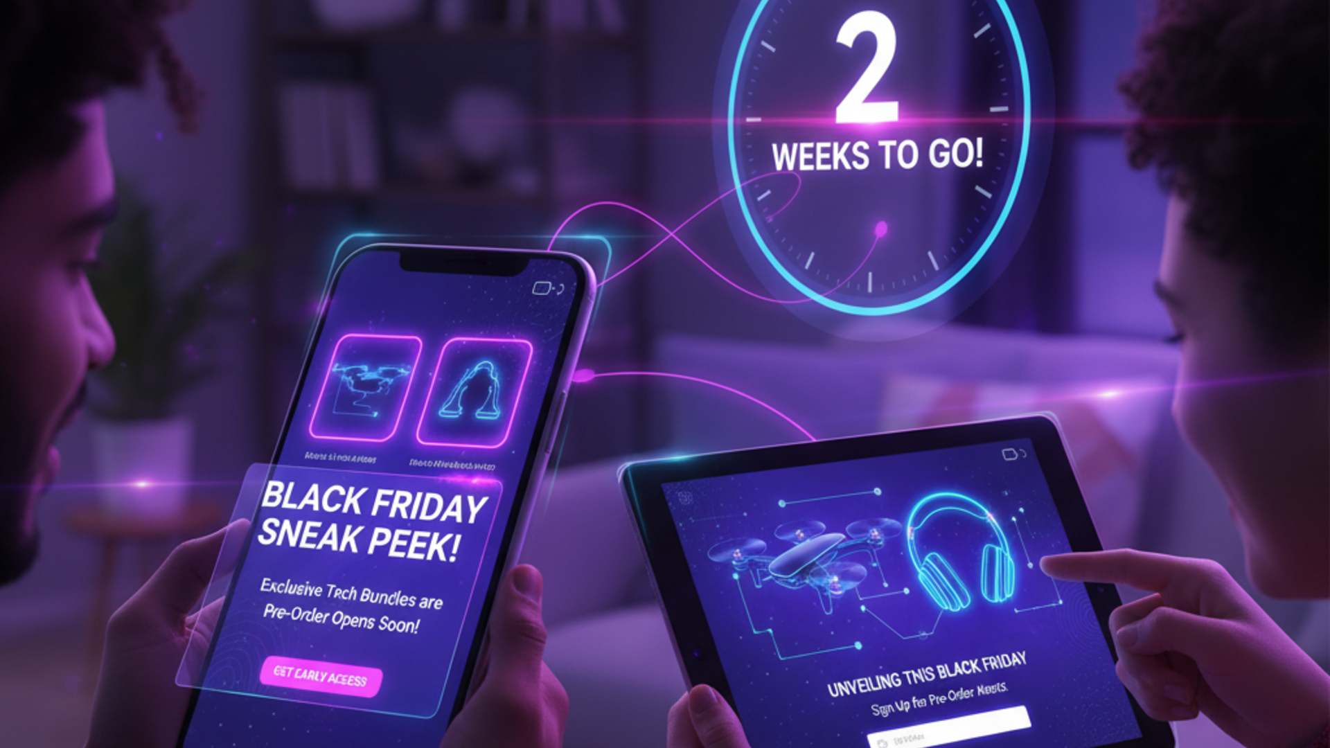 Offering product sneak peeks