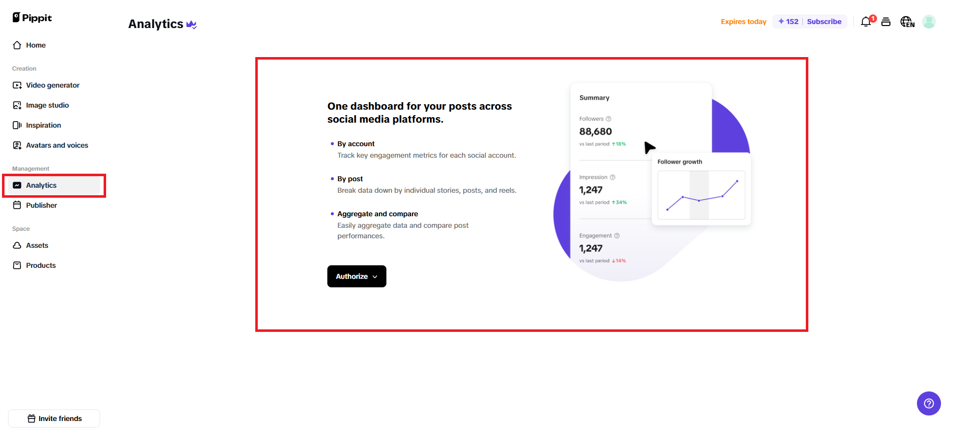 Track performance with real-time analytics