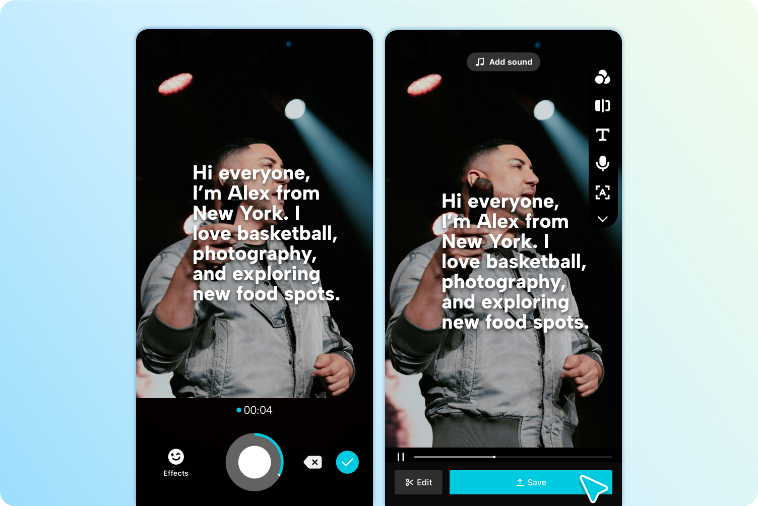 Customize and export video