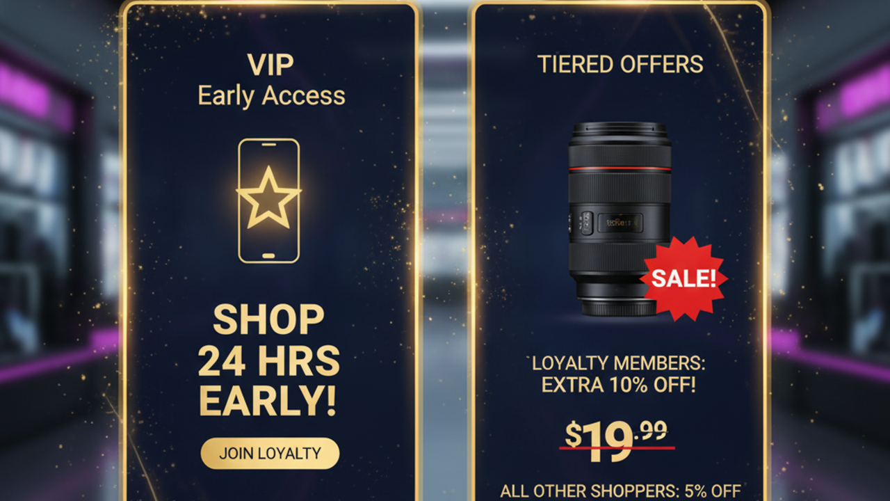 Using Black Friday flyer designs for showcasing exclusive early access