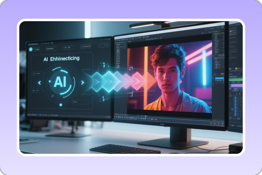  Polish videos in post-production using CapCut AI video enhancer  