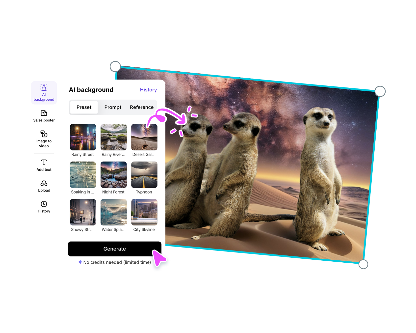 Create Funny Backgrounds Online