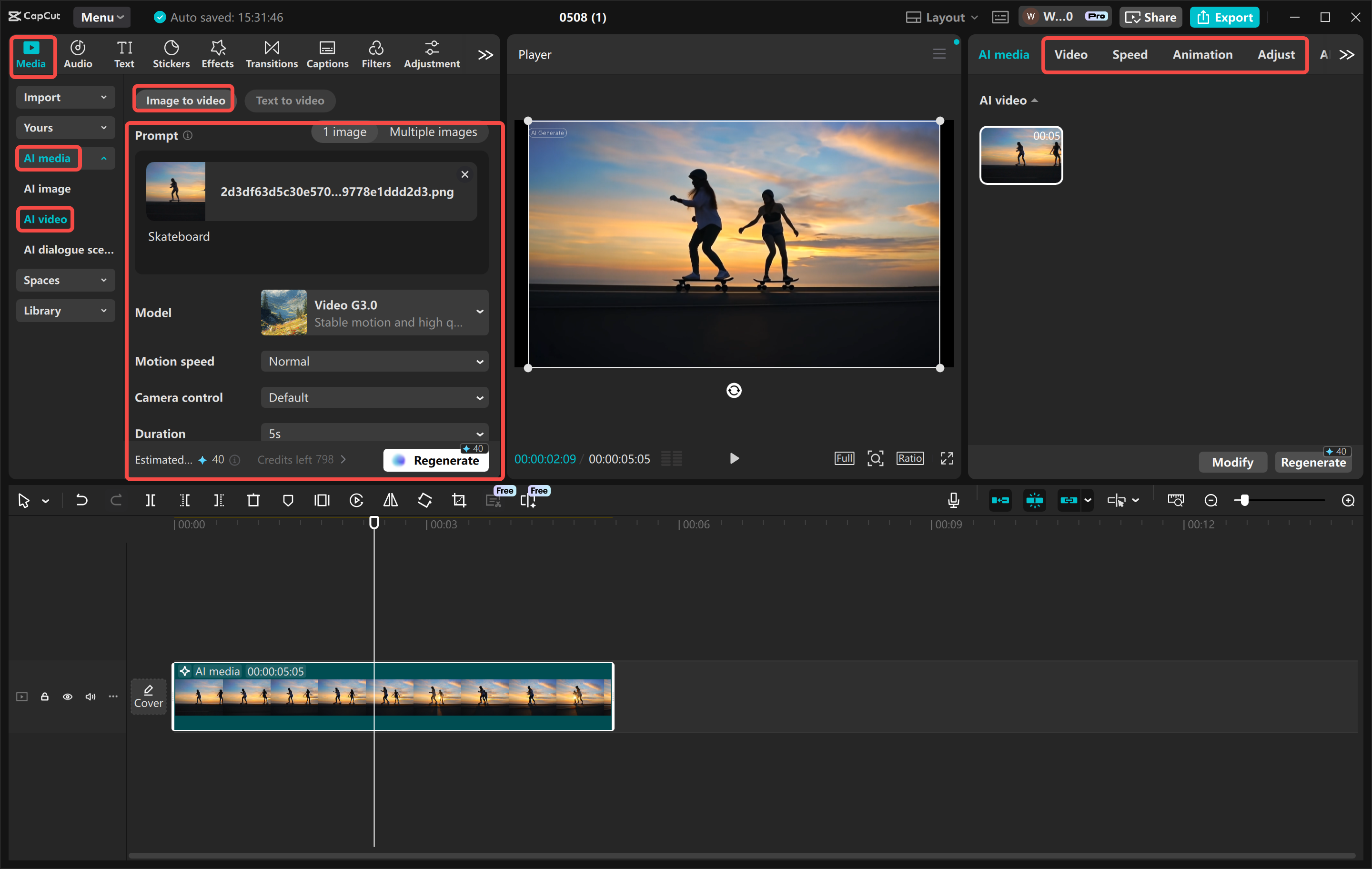 Convertir une image en vidéo avec l' CapCut éditeur vidéo de bureau