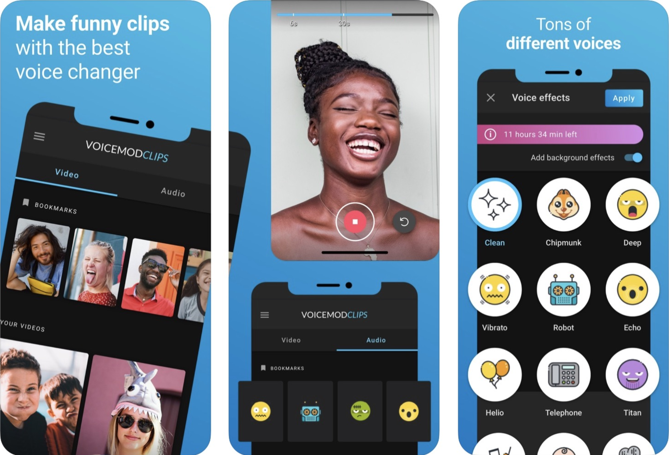 Voicemod- one of the best voice changer apps for male to female conversion