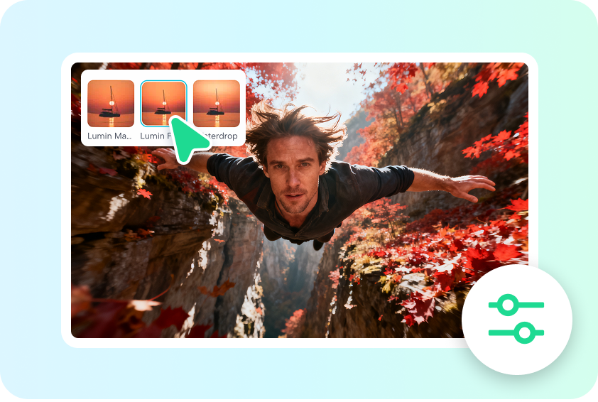 Real-time flying video customization