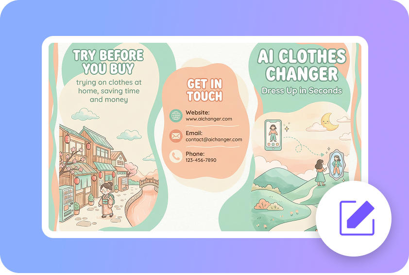 Fast online brochure creation