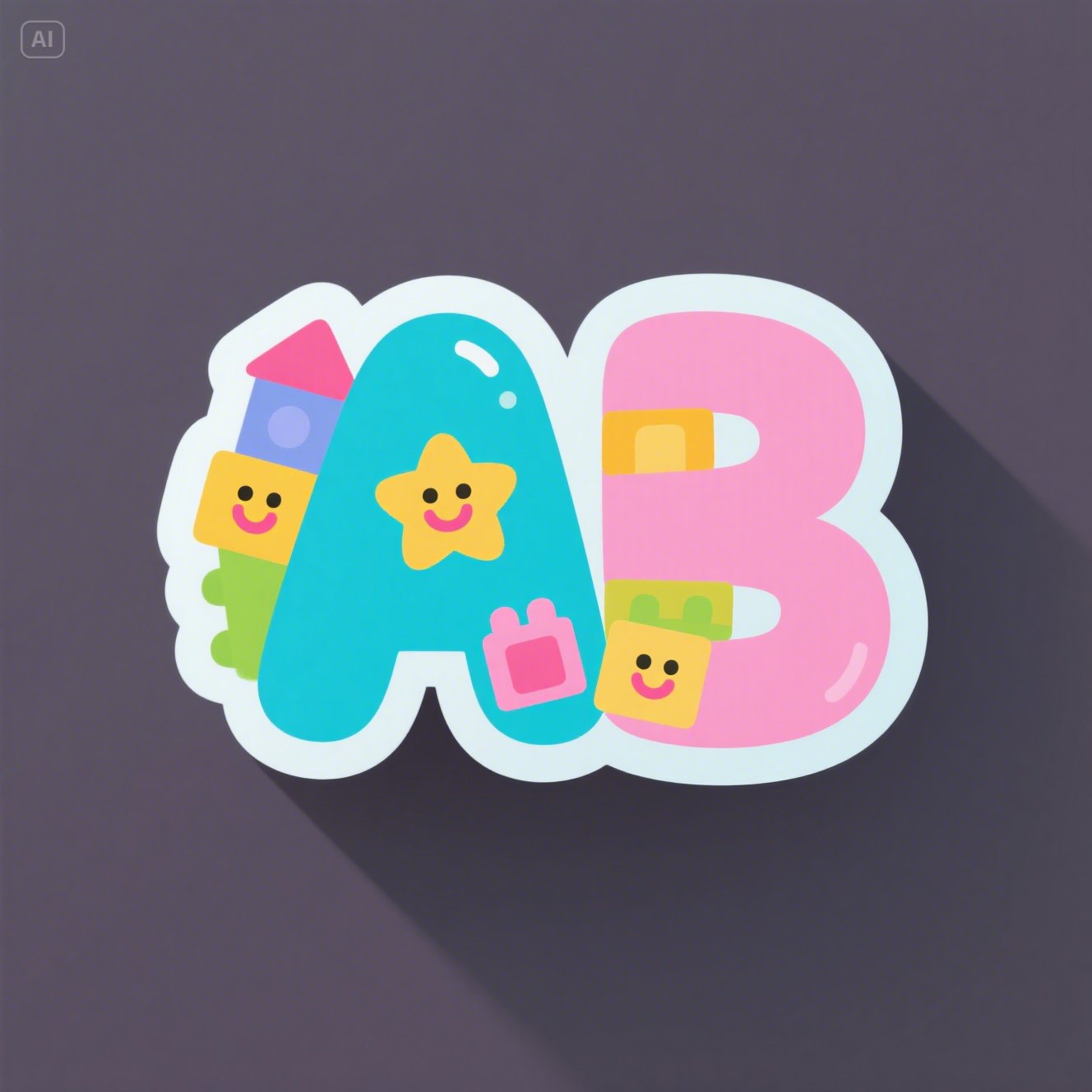 Playful monogram designs for kids' brands