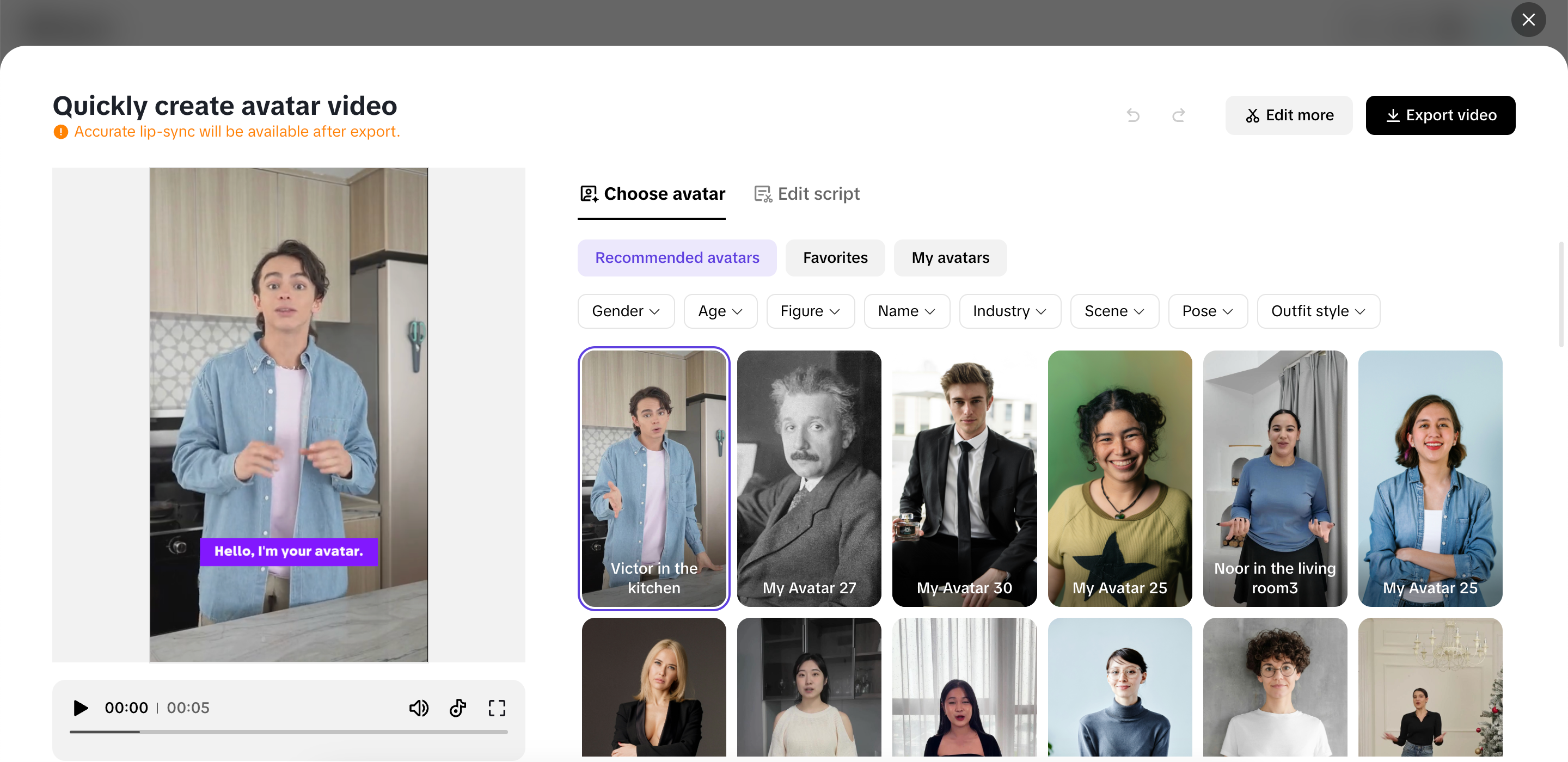 Avatars and voiceovers for your documentary